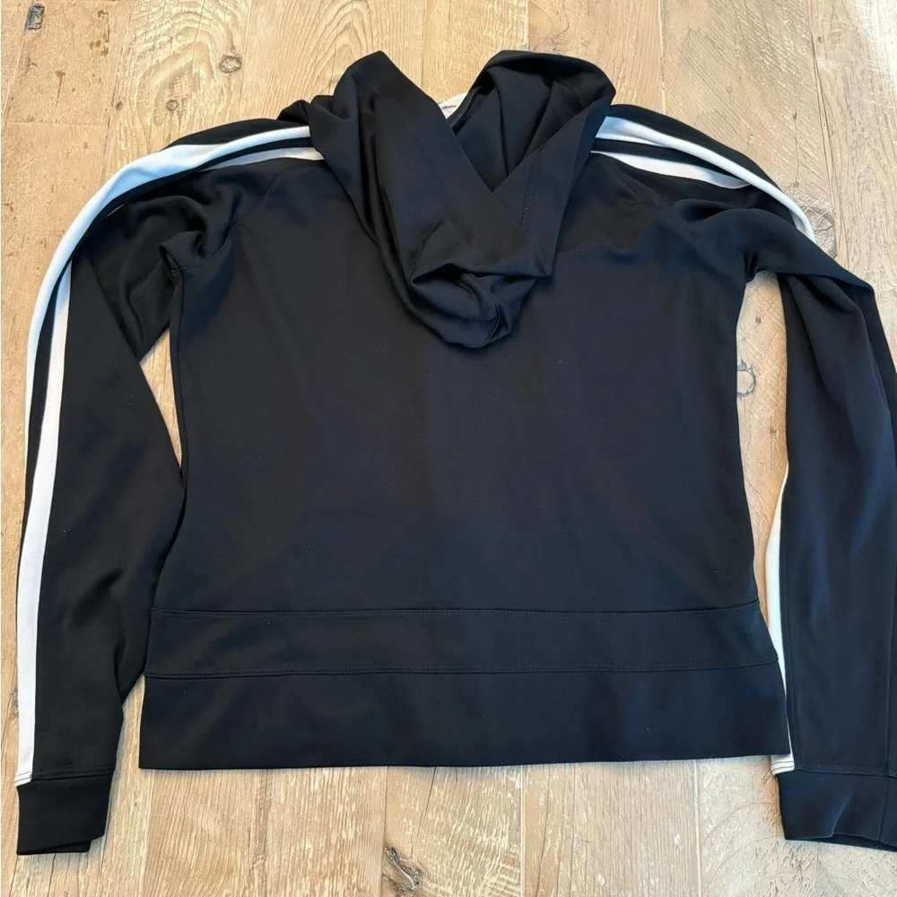 Nike Boys Track Jacket Full Zip Black Long Sleeve Hoodie 8-10 M